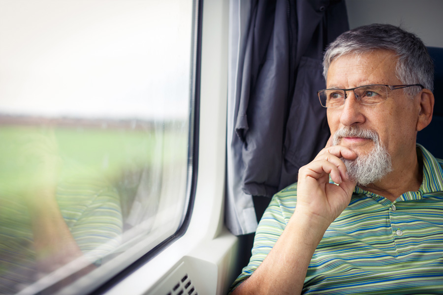 Man on Train